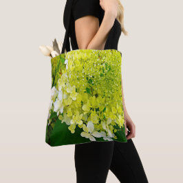 Elegant Chartreuse Green Limelight Hydrangea Tote Bag