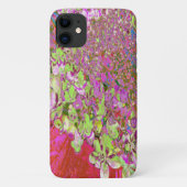 Elegant Chartreuse Green, Pink and Blue Hydrangea Case-Mate iPhone Case (Achterkant)