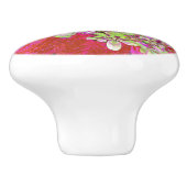 Elegant Chartreuse Green, Pink and Blue Hydrangea Keramische Knop (Zijkant)