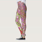 Elegant Chartreuse Green, Pink and Blue Hydrangea Leggings (Links)