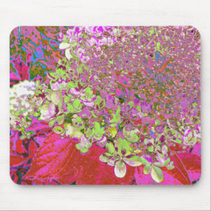 Elegant Chartreuse Green, Pink and Blue Hydrangea Muismat