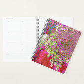 Elegant Chartreuse Green, Pink and Blue Hydrangea Planner (Display)