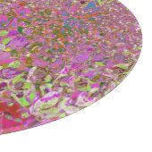 Elegant Chartreuse Green, Pink and Blue Hydrangea Snijplank (Hoek)