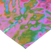 Elegant Chartreuse Green, Pink and Blue Hydrangea Tafelkleed (Gekanteld)