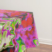 Elegant Chartreuse Green, Pink and Blue Hydrangea Tafelkleed (Voorbeeld)