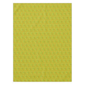 Elegant Chartreuse Groen Bloemmotief Tafelkleed (Voorkant)