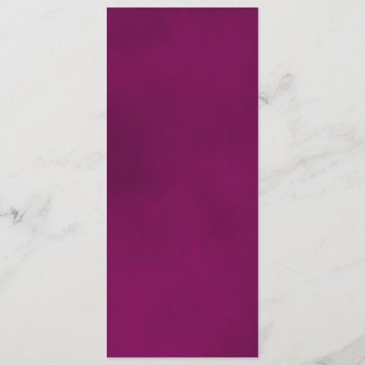 Elegant chassis of magenta Roos reflecteert bruilo Menu (Achterkant)