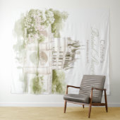 Elegant Chateau French Romance Bridal Shower  Wandkleed (In Situ (horizontaal))