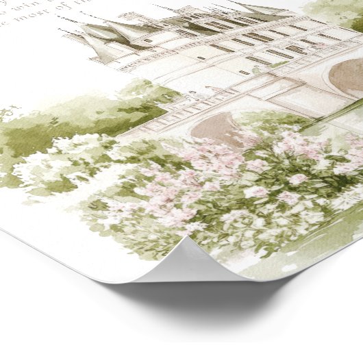 Elegant Chateau French Romance Ring Game Bridal  Poster (Hoek)