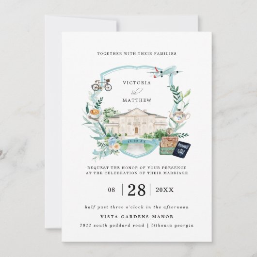 Elegant Chateau Manor | Reizigerswedrennen Kaart (Voorkant)