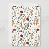 Elegant Chateau | Waterverf Engels Manor Wedding Kaart (Achterkant)