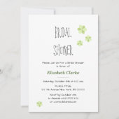 Elegant Cheerful Bridal Shower Invitation Kaart (Voorkant)