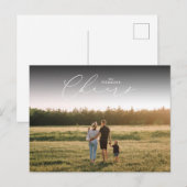 Elegant Cheers New Years Card Landscape Briefkaart (Voorkant / Achterkant)