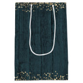 Elegant Cheers tot 50 jaar verjaardag Medium Cadeauzakje (Achterkant)