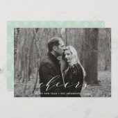 Elegant Cheers | Vakantieknopkaart Feestdagenkaart (Voorkant / Achterkant)