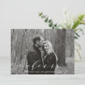 Elegant Cheers | Vakantieknopkaart Feestdagenkaart (Staand voorkant)