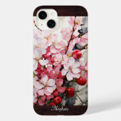 Elegant Cherry Blossom Bloemen Waterverf Custom Case-Mate iPhone Case (Achterkant)