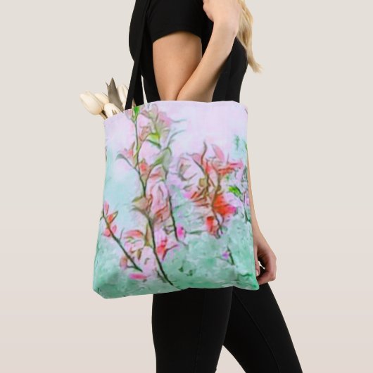 Elegant Cherry Blossom Classic Canvas tas (Dichtbij)