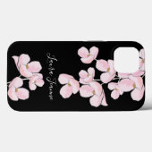 Elegant Cherry Blossom Floral Modern Chic Case-Mate iPhone Case (Achterkant (horizontaal))