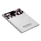 Elegant Cherry Blossom Floral Notitieboek (Rechterzijde)