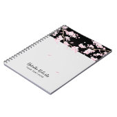 Elegant Cherry Blossom Floral Notitieboek (Linkerzijde)