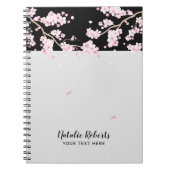 Elegant Cherry Blossom Floral Notitieboek (Voorkant)