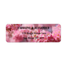 Elegant Cherry Blossom Floral Pink Wedding