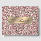 Elegant Cherry Blossom Gastenboek (Voorkant)