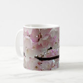 Elegant cherry blossom koffiemok (Voorkant links)