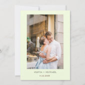 Elegant Cherry Blossom Pastel Bloemen Save the Dat Date (Achterkant)
