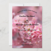 Elegant Cherry Blossom Photography Floral Wedding Kaart (Voorkant)