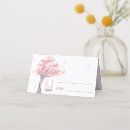 Elegant Cherry Blossom Sakura Wedding Plaatskaartje