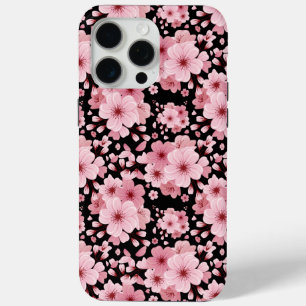 Elegant Cherry Blossom schattig roze bloemmotief iPhone 15 Pro Max Hoesje
