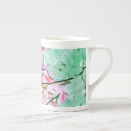 Elegant Cherry Blossom Specialty Bone China Mok (Rechts)