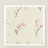 Elegant Cherry Blossom Tablecloth Set Servet