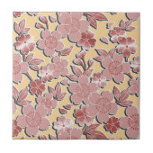 Elegant cherry blossom tegeltje (Voorkant)