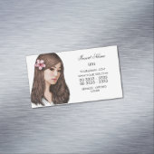 Elegant Cherry Blossom Visitekaartje Magneet (Voorbeeld)