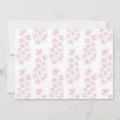 Elegant Cherry Blossom Waterverf Handgeschilderd (Achterkant)