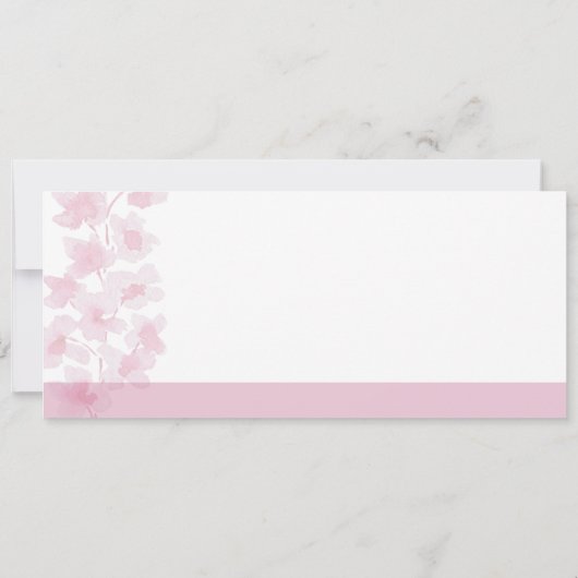 Elegant Cherry Blossom Waterverf Handgeschilderd (Achterkant)