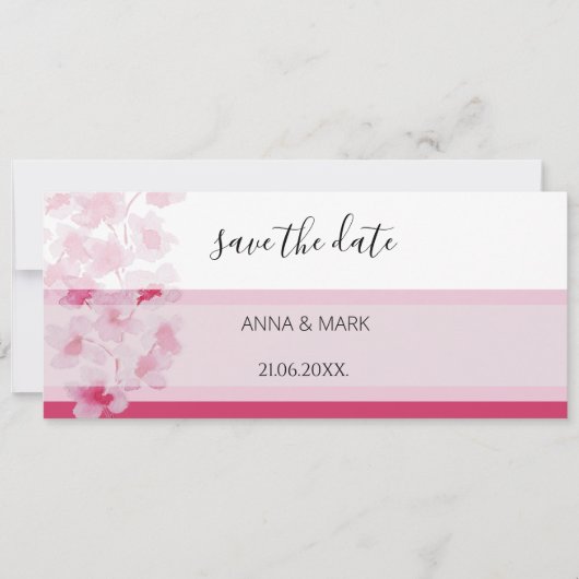 Elegant Cherry Blossom Waterverf Handgeschilderd (Voorkant)