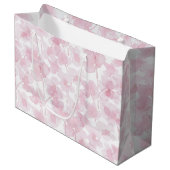 Elegant Cherry Blossom Waterverf Handgeschilderd Groot Cadeauzakje (Voorkant Gekanteld)