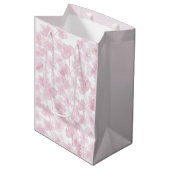 Elegant Cherry Blossom Waterverf Handgeschilderd Medium Cadeauzakje (Voorkant Gekanteld)