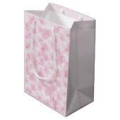 Elegant Cherry Blossom Waterverf Handgeschilderd Medium Cadeauzakje (Achterkant Gekanteld)