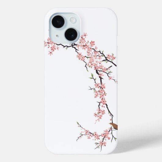 Elegant Cherry Blossom wit iPhone 6 hoesje (Achterkant)