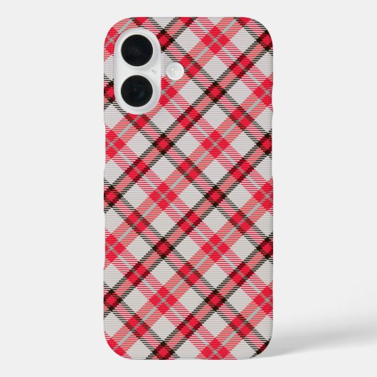 Elegant Cherry Red iPhone 16 Case (Achterkant)