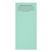 Elegant Chevron Modern Brown, Green and Beige Reclamekaart (Achterkant)