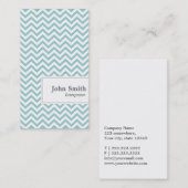 Elegant Chevron Stripes Interpreter Visitekaartje (Voorkant / Achterkant)