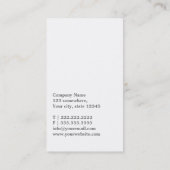 Elegant Chevron Stripes Visitekaartje Vertaler (Achterkant)