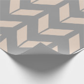 Elegant Chevron Wrapping Paper Cadeaupapier (Hoek)