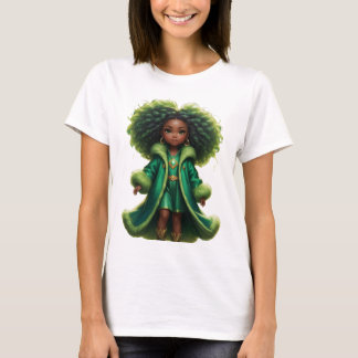 Elegant chibi meisje t-shirt